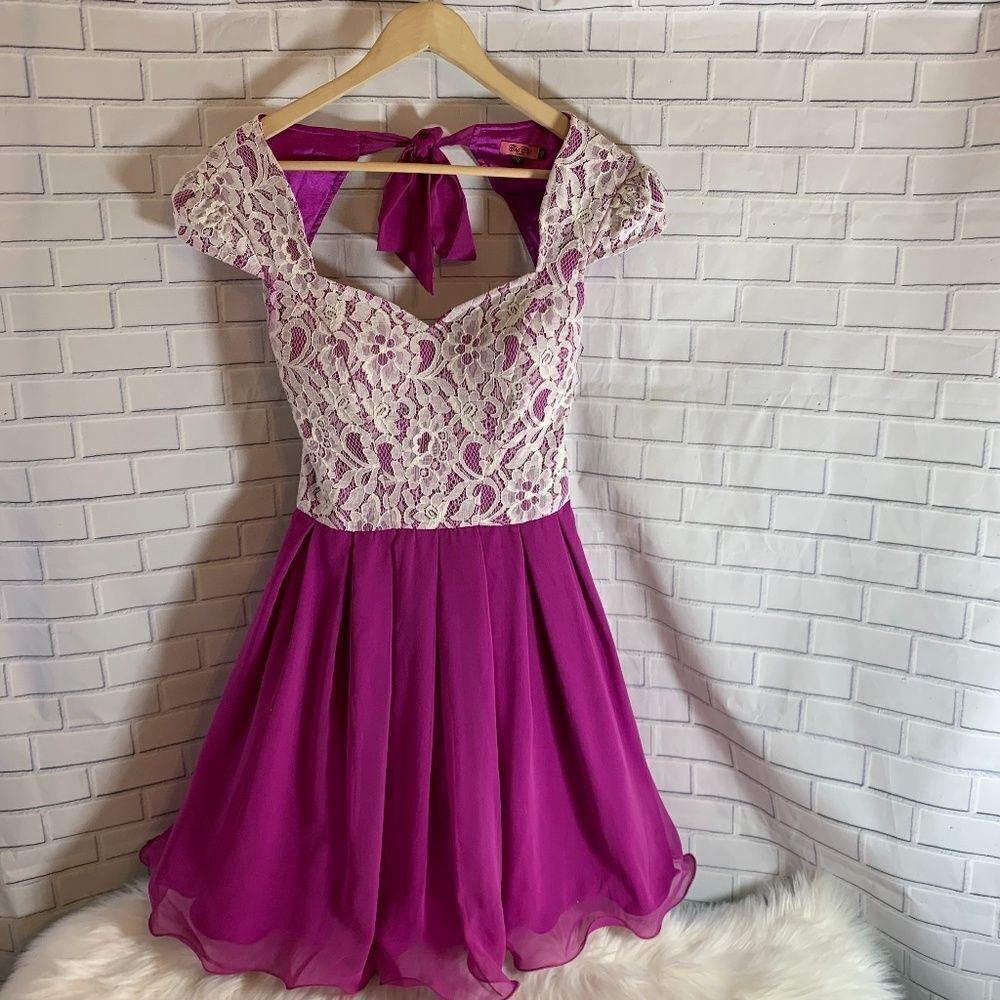 Chi Chi‎ London Lace Bodice Party/Prom Dres…